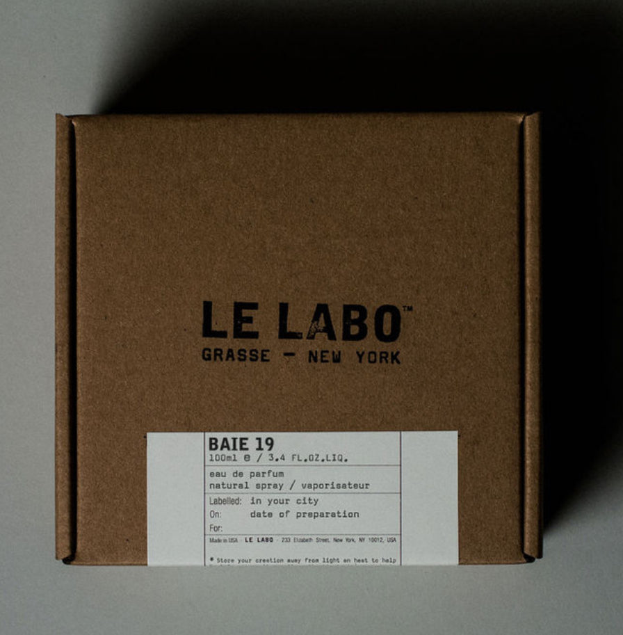 Le LABO BAIE 19
eau de parfum 100 ML