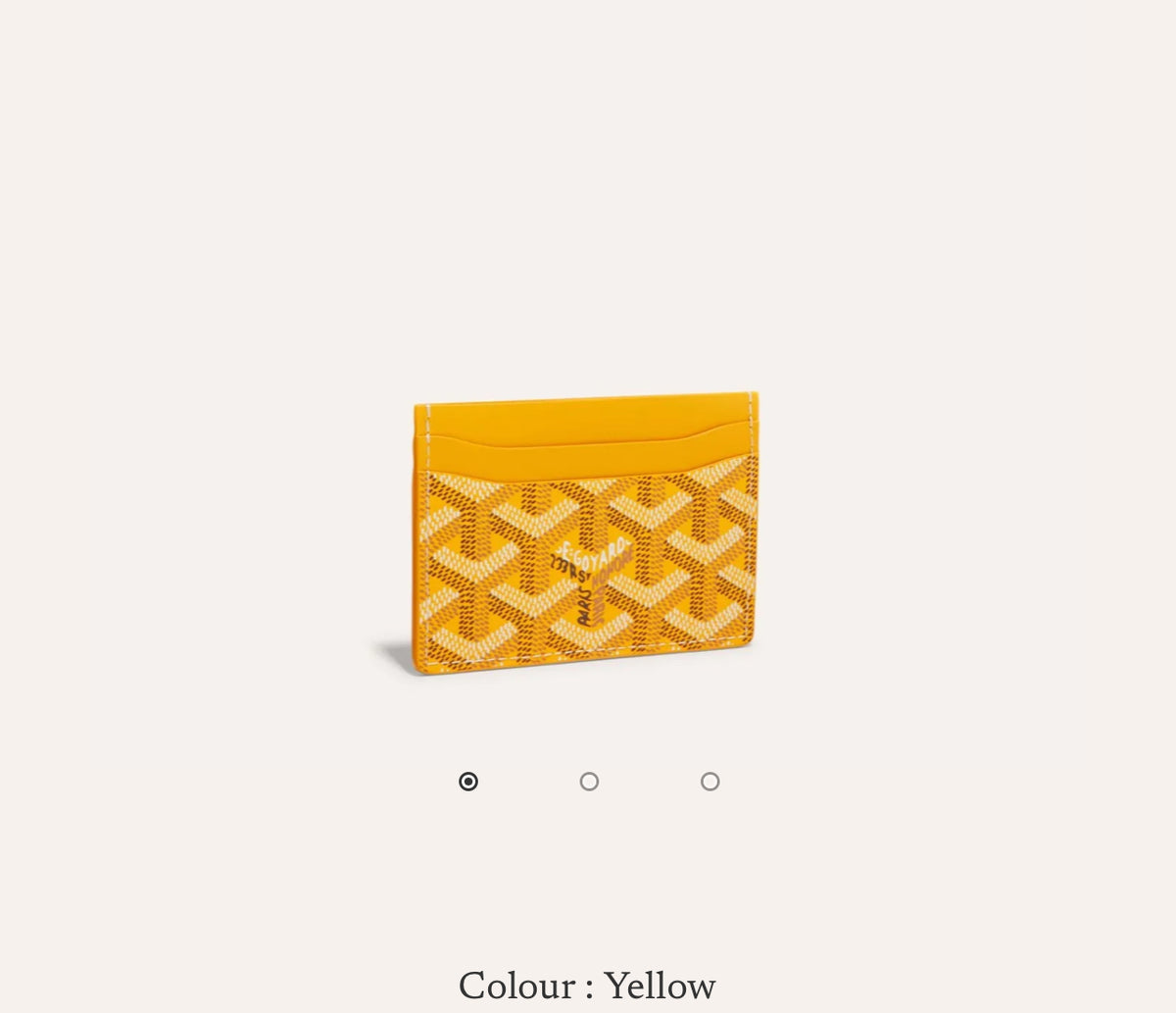 GOYARD Saint-Sulpice Card Wallet