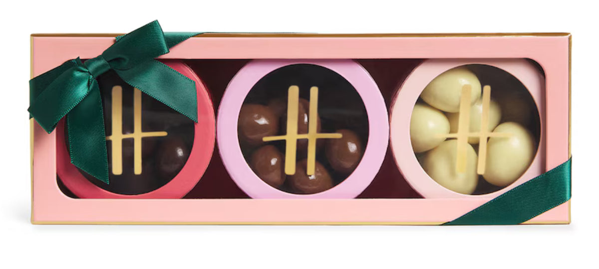 Harrods London Mini Trio of   Chocolate Cherries & Berries Collection