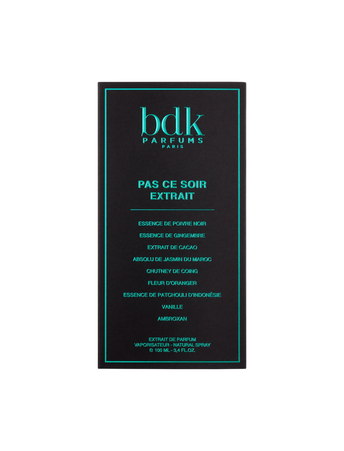 BDK Pas Ce Soir Extrait De Parfum 100ml