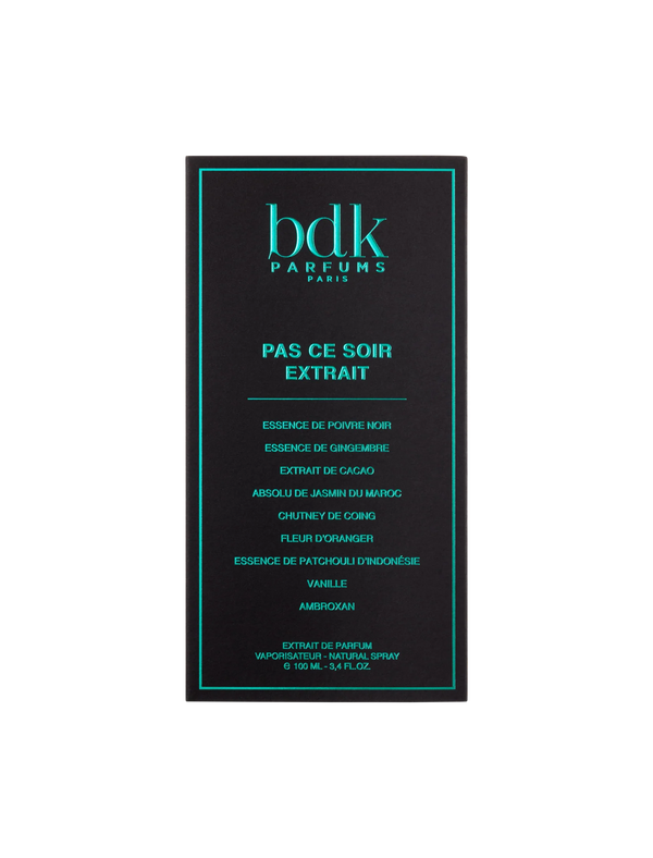 BDK Pas Ce Soir Extrait De Parfum 100ml