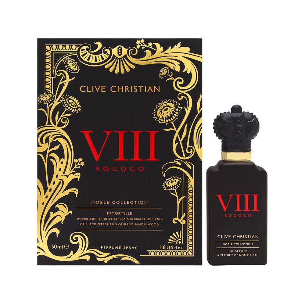 CLIVE CHRISTIAN Noble VIII Rococo Immortelle Masculine Perfume Spray 50ML - Niche Gallery